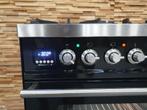 🔥Luxe Boretti Fornuis 90cm hoogglans zwart rvs 2ovens 300°, 60 cm of meer, Ophalen of Verzenden, Zo goed als nieuw, Energieklasse A of zuiniger