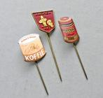 Koffie speldjes oud speldje 3x Albert Heijn Moccona Kremer, Verzamelen, Ophalen of Verzenden, Gebruikt, Merk, Speldje of Pin