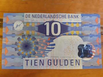10 Gulden biljet - uil beschikbaar voor biedingen