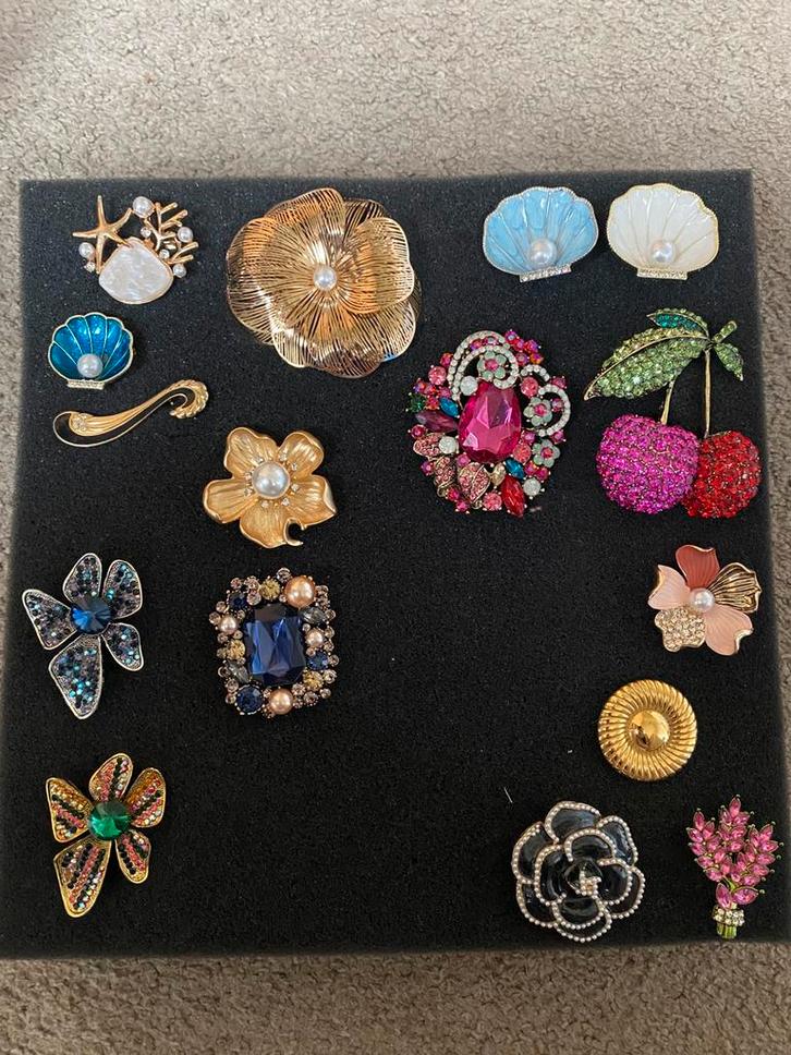 Diverse Broches - Dieren, Strik, Hartje & Meer!, Sieraden, Tassen en Uiterlijk, Broches, Nieuw, Overige materialen, Overige kleuren
