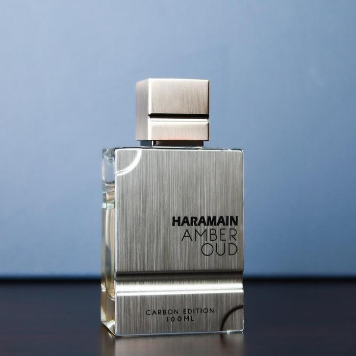 Al Haramain Haramain - Amber Oud carbon edition sample, Sieraden, Tassen en Uiterlijk, Uiterlijk | Parfum, Nieuw, Verzenden