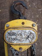 Yale 1500kg kettingtakel, Ophalen of Verzenden, Gebruikt, Handmatig