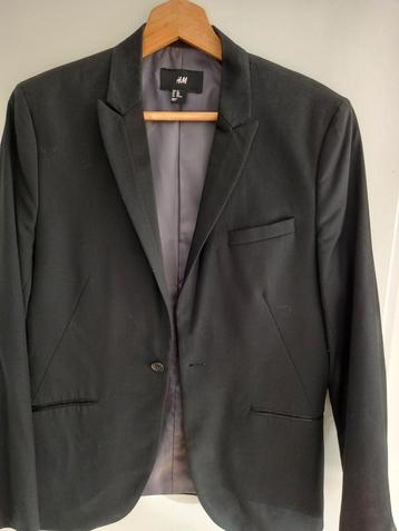 Heren colbert H&M/maat 48/zwart beschikbaar voor biedingen