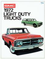 Folder GMC Light Duty Trucks (Canadese uitgave - 1972), Verzenden, Gelezen, Overige merken