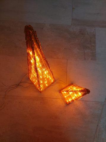 Piramide lampen verlichting schemerlamp lamp retro beschikbaar voor biedingen
