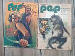 Twee oude Pep stripweekbladen uit 1966 en 1970, Boeken, Meerdere stripboeken, Ophalen of Verzenden, Gelezen, Verschillende