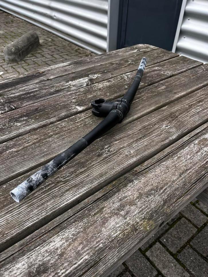 Bontrager Stuur + LINE Stuurpen, Fietsen en Brommers, Fietsonderdelen, Gebruikt, Mountainbike, Stuur, Ophalen of Verzenden