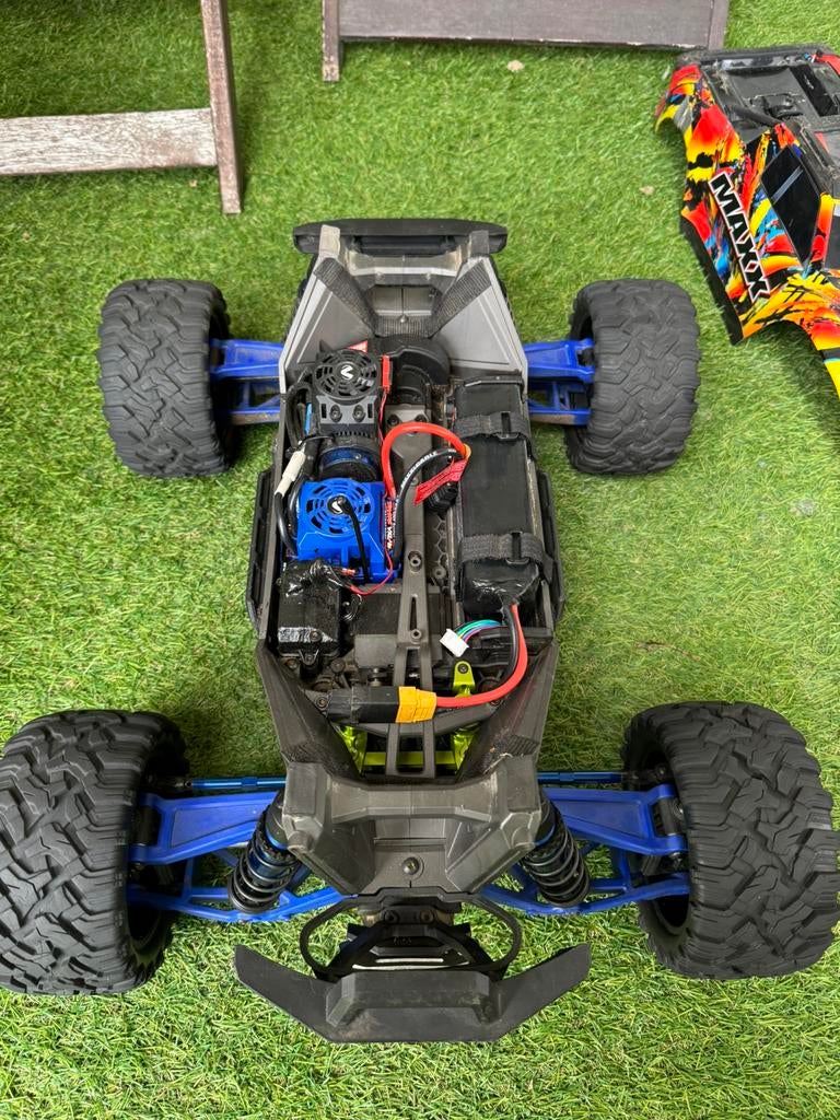 Goed onderhouden traxxas maxx 4s met diverse upgrades, Gebruikt, Auto offroad, RTR (Ready to Run), Ophalen