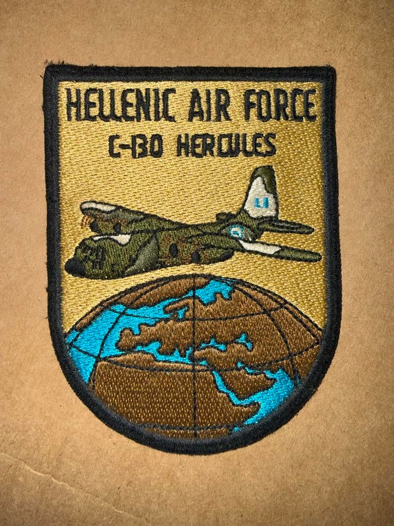 Helleense Luchtmacht C-130 Hercules Embleem, Ophalen of Verzenden, Luchtmacht, Overige gebieden, Embleem of Badge