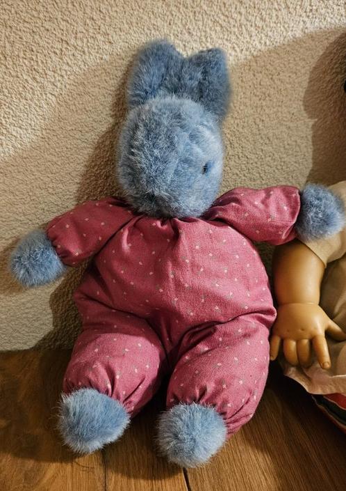 Blauw konijn, wasbaar, veilig, decoratief, nieuw cadeautje!, Kinderen en Baby's, Speelgoed | Knuffels en Pluche, Nieuw, Konijn