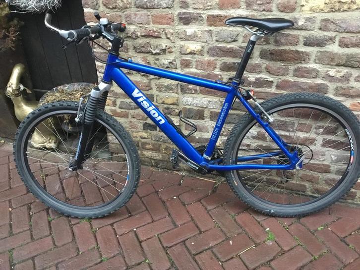 Blauwe Vision Mountainbike - Goed Onderhouden, Fietsen en Brommers, Fietsen | Mountainbikes en ATB, Gebruikt, Heren, Overige merken