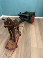 Paard en wagen pony kar vintage antiek oud, Ophalen of Verzenden