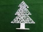 NIEUW 5 mooie decoratie kerstbomen wit 56 cm, Diversen, Kerst, Nieuw, Ophalen of Verzenden