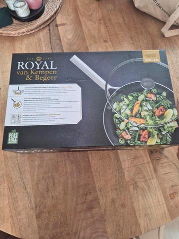 Royal van Kempen & Begeer wok pan nieuw  beschikbaar voor biedingen
