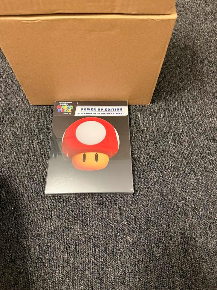 Super Mario Bros Movie steelbook, Cd's en Dvd's, Blu-ray, Zo goed als nieuw, Actie, Ophalen of Verzenden