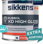 Sikkens rubbol  XD high gloss  9010  2.5 liter, Doe-het-zelf en Verbouw, Verf, Beits en Lak, Wit, Nieuw, Ophalen of Verzenden