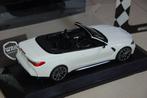 1:18 BMW M4 CABRIO 2021 white Minichamps WRH, Verzenden, Zo goed als nieuw, Auto, MiniChamps