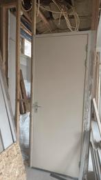 Binnendeur stompe binnendeur met slot, scharnieren, kozijn, Ophalen, Minder dan 80 cm, Binnendeur, Zo goed als nieuw