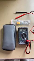 Multimeter, volt, stroom,  weerstand, temperatuur meten, Ophalen of Verzenden, Zo goed als nieuw, Multimeter
