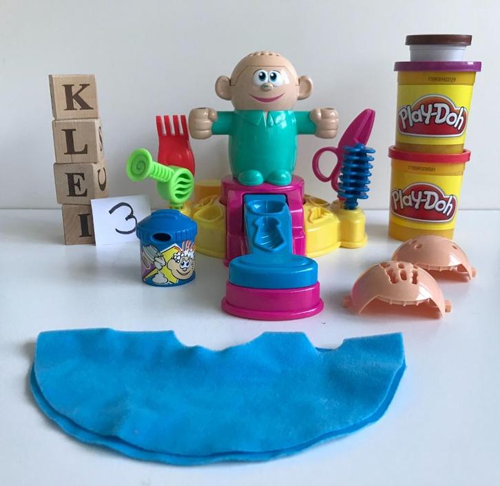 Play Doh Klei kapper- Clay Hairdresser Set- 3 Haarsalon, Kinderen en Baby's, Speelgoed | Educatief en Creatief, Knutselen, Ontdekken