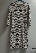 Angelle Milan Jurk Maat M - Driekwart Mouw, Kleding | Dames, Maat 38/40 (M), Angelle Milan, Zwart, Ophalen of Verzenden