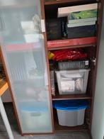 Ikea bruine pax kast met frosted deuren, Ophalen, Gebruikt