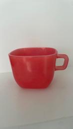 Arcopal Opale France Vintage Kom Beker Mug Pastel Rood Roze, Ophalen of Verzenden