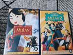2x dvd's Mulan deel 1 en 2, Tekenfilm, Ophalen of Verzenden, Zo goed als nieuw, Alle leeftijden