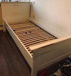 Ikea Bed 90x200, Huis en Inrichting, 90 cm, Gebruikt, Eenpersoons, Wit