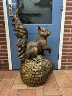 eekhoorn (goud/zwart) 97hoog 50breed 30diep/Nieuw!, Ophalen, Nieuw, Dier