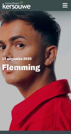 1 kaartje Flemming kersouwe Heeswijk Dinther, Tickets en Kaartjes, Eén persoon