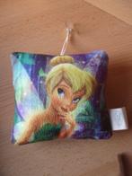 Disney Peter Pan Tinkerbell kussentje aan zuignap 13x14cm, Verzamelen, Disney, Verzenden, Peter Pan of Pinokkio, Gebruikt, Beeldje of Figuurtje