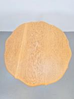 Vintage rond chippendale eiken hout bijzettafel ´30 Engeland, N, Rond, 55 tot 75 cm, Chippendale vintage