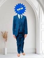 bruidsjonker kleding pak maat 128 bruiloft jongen blauw, Ophalen of Verzenden, Nieuw, Jongen