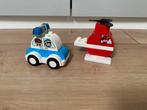 Duplo 10957, brandweer en politie, Ophalen of Verzenden, Zo goed als nieuw, Complete set, Duplo