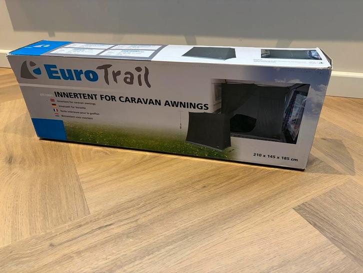 Eurotrail Binnentent voor Caravan Voortenten - in doos, Caravans en Kamperen, Caravan accessoires, Zo goed als nieuw, Ophalen of Verzenden