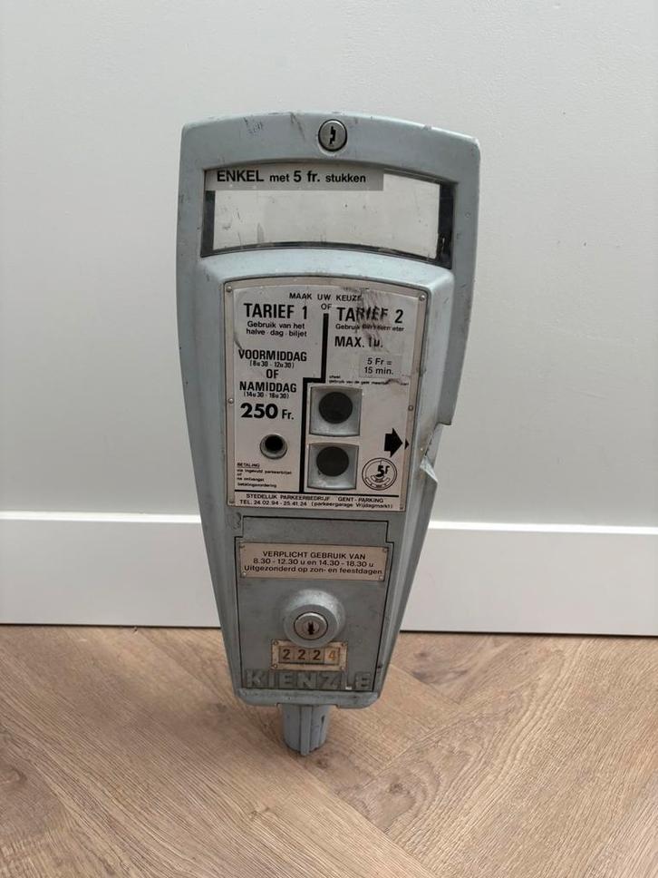 Oude parkeermeter, Verzamelen, Merken en Reclamevoorwerpen, Zo goed als nieuw, Gebruiksvoorwerp, Verzenden
