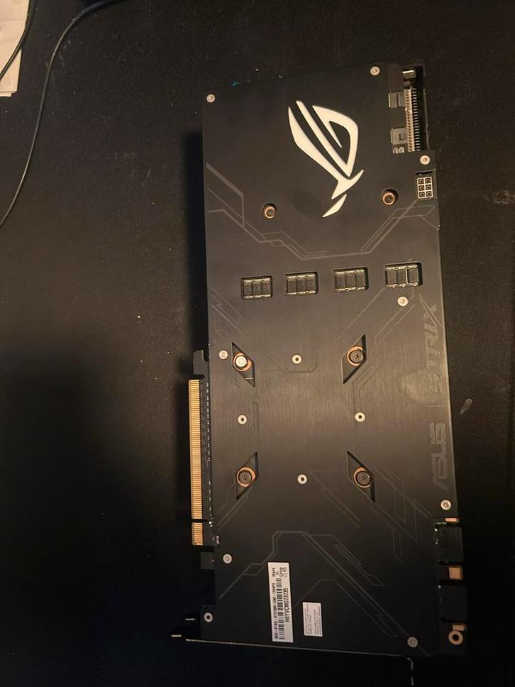 Videokaart 1080 Geforce GTX ROG STRIX, Computers en Software, Videokaarten, Zo goed als nieuw, Nvidia, PCI-Express 3.0, GDDR5