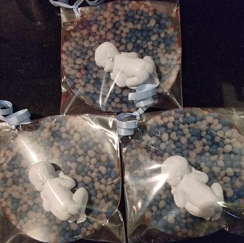 geboorte bedankjes, roze en blauw, Kinderen en Baby's, Kraamcadeaus en Geboorteborden, Nieuw, Ophalen of Verzenden