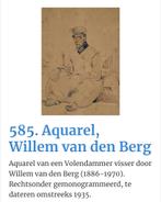 Aquarel Willem van den Berg