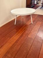 WOOOD salontafel/bijzettafel XL WIT 2x, Huis en Inrichting, Tafels | Salontafels, Ophalen, 50 tot 100 cm, Rond, 50 tot 100 cm