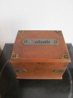 Art Deco eikenhouten tabakskistje., Antiek en Kunst, Antiek | Woonaccessoires, Ophalen