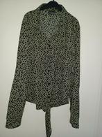 Dames blouse groen/ zwart , panterprintje maat M, Maat 38/40 (M), Twoday, Ophalen of Verzenden, Zo goed als nieuw