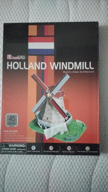 3d puzzel molen  beschikbaar voor biedingen
