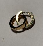 Gouden creolen gezet met djefaliet edelstenen, Verzenden, Nieuw, Met edelsteen, Knopjes of Stekers