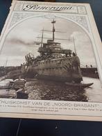 Afbeelding thuiskomst H.M. Noord- Brabant 1916, Ophalen of Verzenden, Gebruikt, Motorboot, Kaart, Foto of Prent