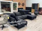Hoekbank velvet NU €799, Eenpersoons, Minder dan 75 cm, Ophalen of Verzenden, Zo goed als nieuw