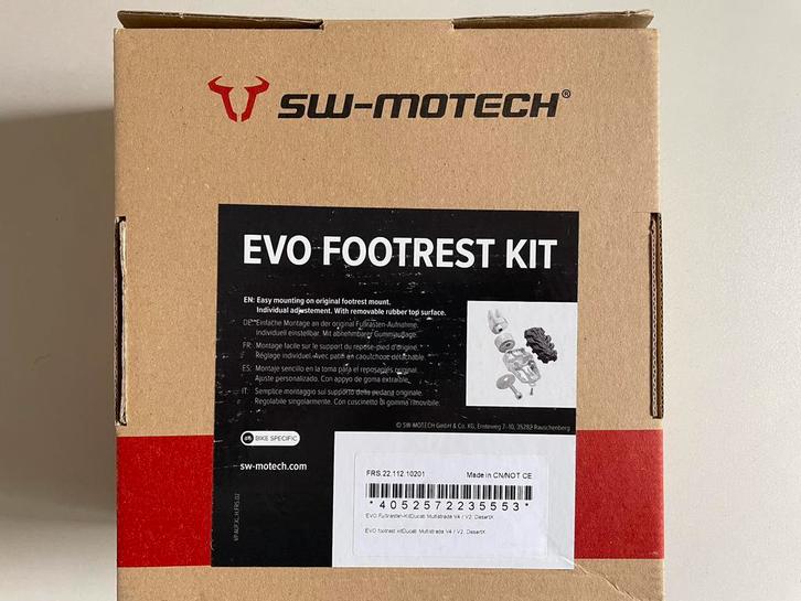 SW-Motech verstelbare voetsteunen Ducati Multistrada, Motoren, Onderdelen | Ducati, Nieuw, Ophalen of Verzenden