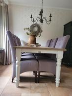 Landelijke eetkamerset Richmone interiors, Huis en Inrichting, Ophalen, Gebruikt, Eikenhout, 200 cm of meer