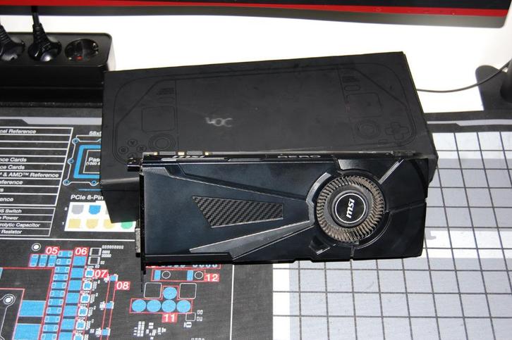 MSI GTX 1070ti AERO 8G, Computers en Software, Videokaarten, Gebruikt, Nvidia, PCI-Express 3.0, GDDR5, HDMI, DisplayPort, DVI